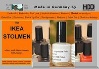 Touch-Up Pen for IKEA STOLMEN white blanc