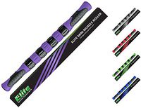 Elite Massage Roller Stick Targets Sore, Tight Leg Muscles to Prevent Cramps and Release Tension. It's Sturdy, Lightweight, Smooth Rolling and Thankfully This Lifesaver has Comfortable Handles.Purple