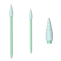 2.52"Spiral Pointed Tipped Foam Swab Lint Free Cleaning Swabsticks for Camera, Optical Lens, Electronics, Detailing, Small Hole and Hard-to-Reach Area CK-FS751 (100)