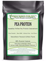 Pea Protein - Natural Non-GMO Canadian Yellow Pea Protein Concentrate Powder - 80% Protein, 44 lb