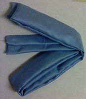 Adjustable Fabric Cover Chain, Cable, Cord Blue 9 Feet, Handmade