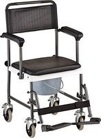 Caremax Drop Arm Transport Chair Commode