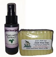 Jewelweed Extract AND Soap - Poison Ivy, Poison Oak, Chiggers, Rashes