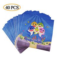 40 Pcs Baby Napkins, Baby Dessert Tableware Disposable Paper Napkins for Baby Shower Kids Birthday Party Decorations Supplies