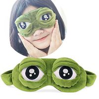 Sleep Masks,Lavany® Cute Eyes Cover The Sad 3D Eye Mask Cover Sleeping Rest Sleep Anime Funny Gift (Green)