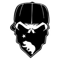 California Gangster Vinyl Decal Sticker | Cars Trucks Vans Walls Laptops Cups | Black | 6.5 inches | KCD1017