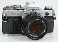 CANON AE-1 W/50MM F 1.8 CANON LENS, WORKING