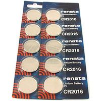 CR2016 Renata Watch Batteries 10Pcs