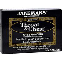 2Pack! Jakemans Throat and Chest Lozenges - Anise - 24 Pack