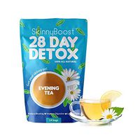Skinny Boost 28 Day Detox Evening Tea-(14 Tea Bags) by G&G Brands- Detox and Cleanse Naturally. Reduce Bloating, Release toxins and Increase Energy for Weight Loss. The Best teatox Tea
