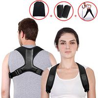 Posture Corrector for Men and Women, Adjustable Back Brace Posture Corrector Provide Upper Back and Spinal Support,Improve Posture,Shoulder,Back,Neck Pain Relief,Straighten Back, Invisible Under Cloth
