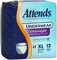 48APPNT40CA - Attendsreg; Discreet Day/Night Extended Wear Underwear, XL 48 to 64 (previously 58 to 68)