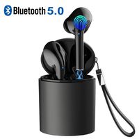 Wireless Earbuds,TWS Bluetooth 5.0 M5s Hi-Fi Stereo Sound Earphones,Deep Bass,Noise Reduction CVC8.0 with Dual Microphone with Charging Case Compatible iOS iPhone Android Samsung Smart Phone