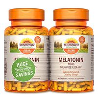 Sundown Melatonin 10mg 90 + 90 Twin Pack Nutritional Supplements, 180 Count