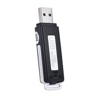 EFBENE Digital Voice Recorder, 8GB USB Disk USB Flash Drive Rechargeable Audio Voice Recorder