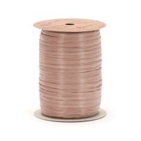 Berwick Craft Matte 1/4'' Wide Raffia Ribbon, Taupe Brown, 100 Yards