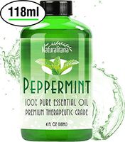 Best Peppermint Oil (4 Oz Bulk) Aromatherapy Peppermint Essential Oil for Diffuser, Topical, Soap, Candle & Bath Bomb. Great Mentha Arvensis Mint Scent for Home & Office