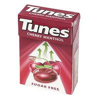Tunes Cherry Menthol Sugar Free X 37g