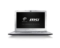 MSI PE62 8RD-037 15.6" Performance Productivity Laptop GTX 1050Ti 4G i7-8750H 16GB 512GB SSD, Aluminum Silver