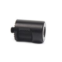 lotus.flower 1/4 Hole Adapter Mount Aluminum Alloy Bracket Connector Extending Converter for DJI OSMO/OSMO+/Mobile Gimbal (Black)