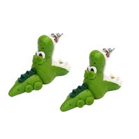 Liraly 1Pair Jewelry Handmade Clay Soft Pottery Earrings Animal Earring Accessories