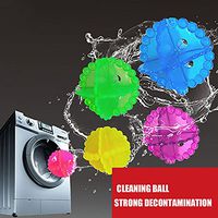 DDLmax Laundry Dryer Balls, 1/5/10 PCS Reusable Eco-Friendly Washing Laundry Dryer Ball Fabric Soften Helper Cleaner (1PCS)