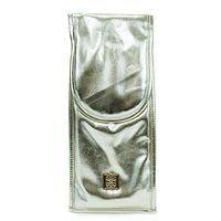 Mary Square 12.5"x6.5"x1" Gold Flat Iron Makeup Bag
