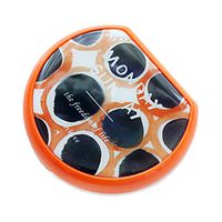 Fashion Contact Lens Case with Mirror Portable Contact Lens Containers Orange B