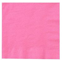 Creative Converting Table Needs, Touch of Color 2-Ply Paper Lunch Napkins, Party Supplies, Candy Pink, 6.5" x 6.5", 50ct