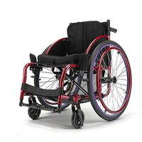 Sports Leisure Wheelchairs?Ergonomic Easy Transmission Lightweight Folding Lubrication Hand Ring Folding Foot Frame Inflatable Rear Wheel, Sports Trolley