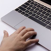 Leze - Palm Rest Cover Skin with Trackpad Protector for MacBook Pro 13-inch Model MLVP2LL/A & MLH12LL/A (2016 Released, With Touch Bar) (Gray)