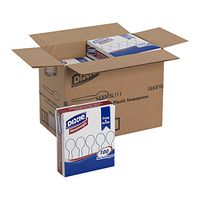Dixie 5.75" Heavy-Weight Polystyrene Plastic Soup Spoon by GP PRO (Georgia-Pacific), White, SH207, 1,000 Count (100 Spoons Per Box, 10 Boxes Per Case)