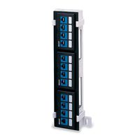Leviton 49255-Q89 QuickPort 12-Port Patch Block, Mounting Bracket Sold Separately