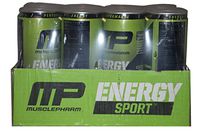 MusclePharm Energy Sport 12/12oz Cans Electric Lime
