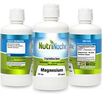 NutriNoche Liquid Magnesium- Concentrated Dose of 30 PPM of Nano Magnesium (32 Ounces) - Colloidal Minerals