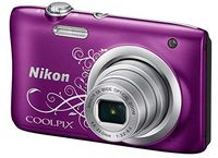 Nikon Coolpix A100 20MP Digital Camera (Decorative Purple) International Model No Warranty