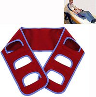 Transfer Board Belt Wheelchair Sliding Medical Lifting Sling, Transfer Nursing Sling Patient Care Safety Mobility Aids for Elderly Disabled, Red