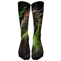 Pojuu Classic Decorative Pattern Shield Athletic Socks Knee High Socks For Men&Women Sport Long Sock Tube Long Stockings One Size