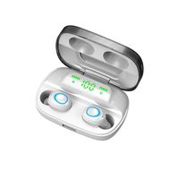BOOMdan Wireless Bluetooth Headset,Bluetooth 5 in-Ear Stereo Built in Mic Headset Compatible with iPhone/Samsung/Airpods/Ipad/Android (White)