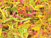 4oz Bag Heavy Duty Yellow Lime Pink Gift Basket Shred Crinkle Paper Grass Filler Bedding nfLG -1823