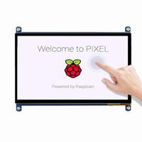 TeNizo 7 inch IPS Capacitive Touchscreen Monitor, 1024x600 Ultra HD HDMI Touch Screen Display for Raspberry Pi 1/2/3/4 Model B A+ B+ BB Black, Banana Pi Windows 10 8 7 - Driver Free