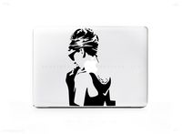 Pretty Girl Biting Glove Off Sticker Decal For MacBook Pro