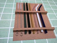 Lamci Healthy Glass Straws Environmental Reusable Tea Juice Glass Drinking Straws, Straight Tubes, Bent Tubes, 6 Pieces with 2 Brush (Mix)