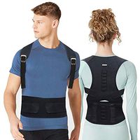 Back Brace Posture Corrector for Men - Posture Corrector for Women - Upper Back Posture Corrector Providing Lumbar Support - Adjustable Back Brace Back Straightener for Clavicle Support Back Pain Reli