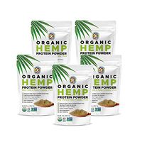 New Vegan Hemp Plant Protein Powder, Certified and Lab Tested 100% Gluten Free, Sugar Free, Raw, Great for Meal Replacement Shakes, Sport Preworkout and Post Workout, Perfect for Keto Diets 5 Packs