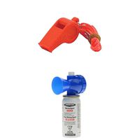 Shoreline Marine Emergency Survival Whistle Air Horn Can and Blow Horn, 1.4 oz.