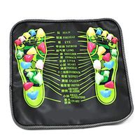 TQ 1Pcs Foot Walk Massager Healthy Foot Walking Mat Reflexology Stone Foot Massage Pad Sole Acupunture Massager,A