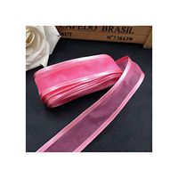 5M 25mm Satin Edge Organza Ribbon for Wedding Party Decoration Handmade Ribbon Gift Wrapping Hair Bows DIY Christmas Ribbon,Antique Zinc