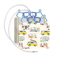 Urinary Collection Bag Cover - Set of 2 Campers/Stripes (540ml)