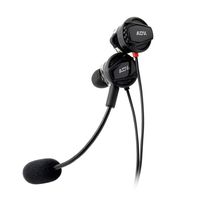Advanced Nismo Jr Gaming in-Ear Headset with Mic [Detachable & Built-in] and Volume Control for Mobile Gaming, Nintendo Switch, Xbox One, PS4, Pro, PC